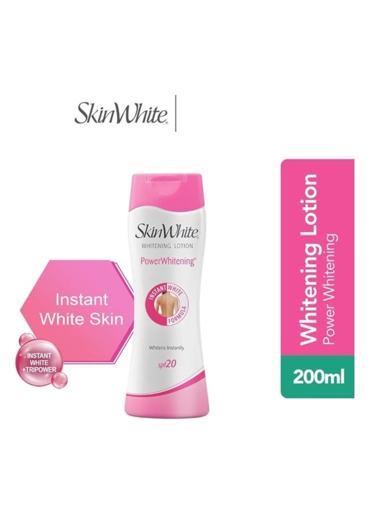Skin White Advanced Whitening Power SPF20 Lotion 200ml - Image 2