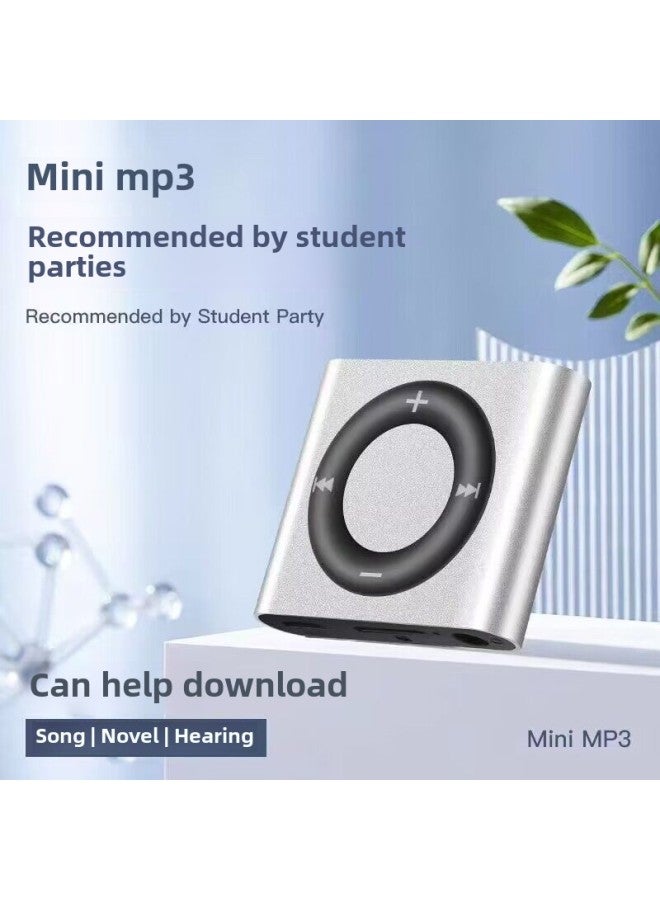 Students Special Listening Artifact Mp3 Walkman High School Students Boys And Girls Mini Portable Sports Music Player-Body Color:Silver Gray [normal Sound Quality] Battery Life 2 Hours-Memory Capacity:Can Save 8000 Songs + Listening To Music Four-piece Set  - Image 5