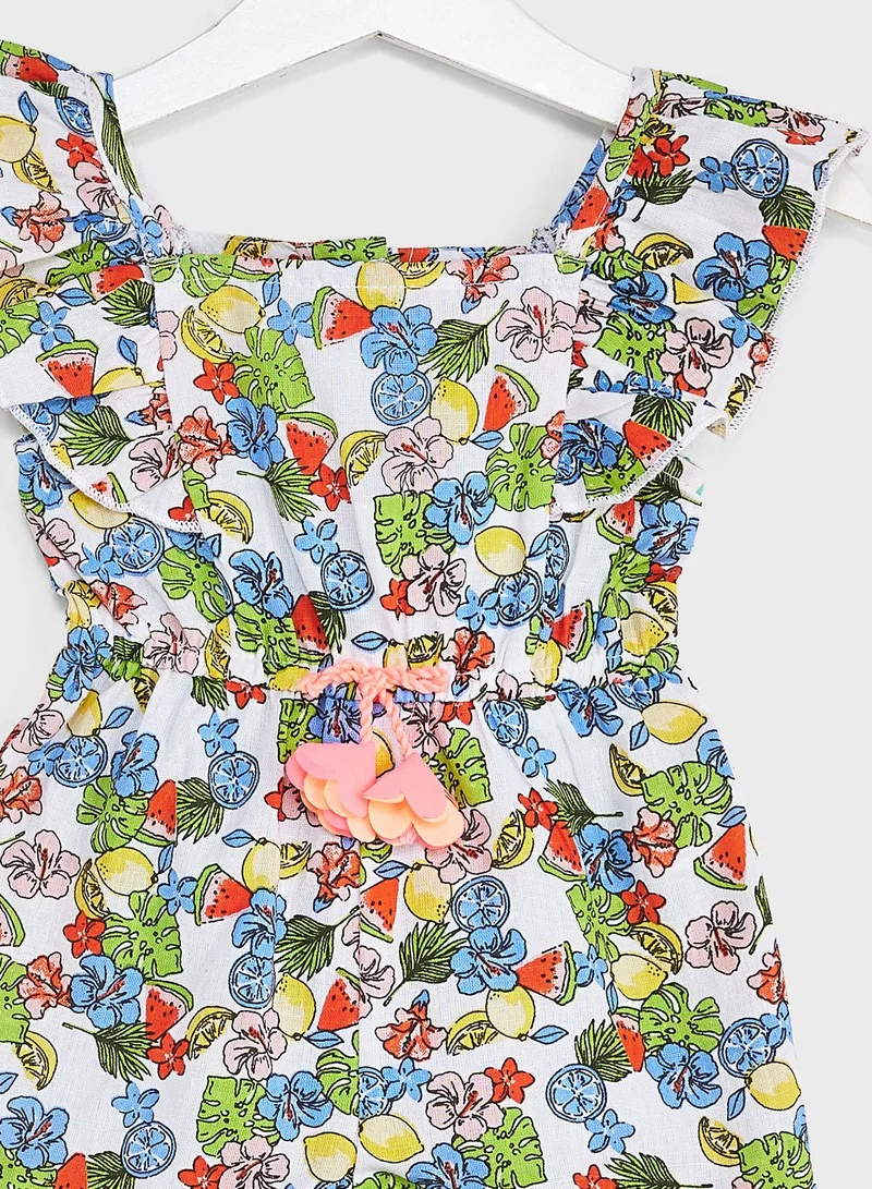 Nautinati Nautinati Girls Multicolor Jumpsuit