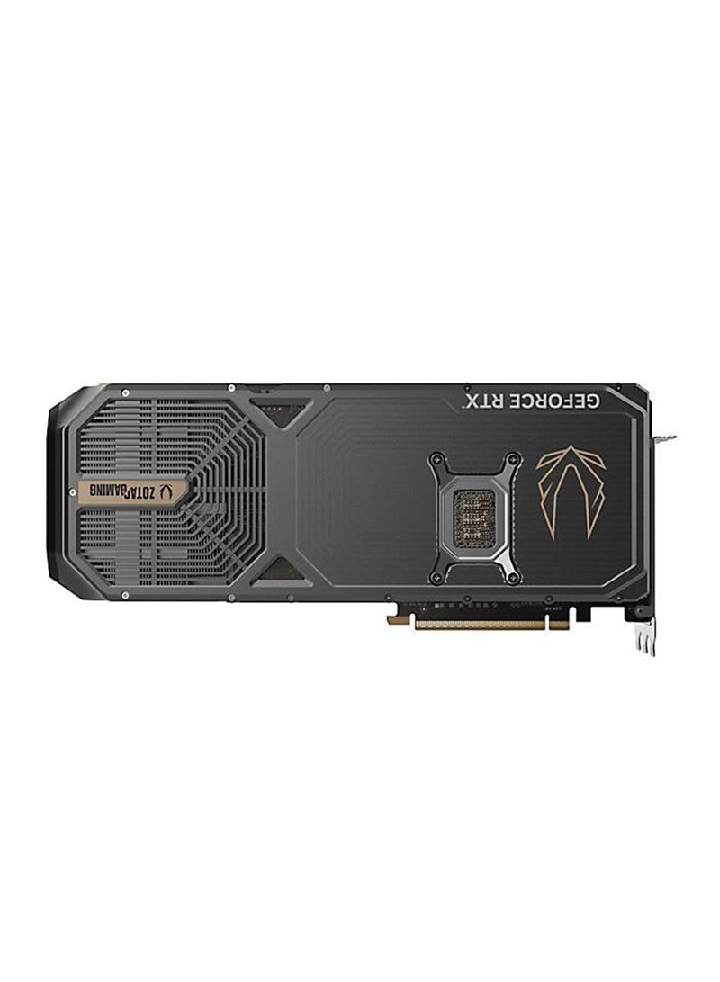 زوتاك بطاقة الرسوميات GAMING GeForce RTX 5070 Ti AMP Extreme INFINITY بسعة 16GB GDDR7، 8960 نواة CUDA، تردد محرك 2512 MHz، DLSS 4، نظام تبريد IceStorm 3.0، تصميم مرآة لانهائية، ثنائي BIOS، 3 x DisplayPort 2.1b، 1 x HDMI 2.1b، إضاءة RGB SPECTRA 2.0، حجم 3.5 فتحة، لوحة خلفية معدنية، ضوء أمان 12V-2x6، دعامة دعم GPU | ZT-B50710B-10P - Image 4