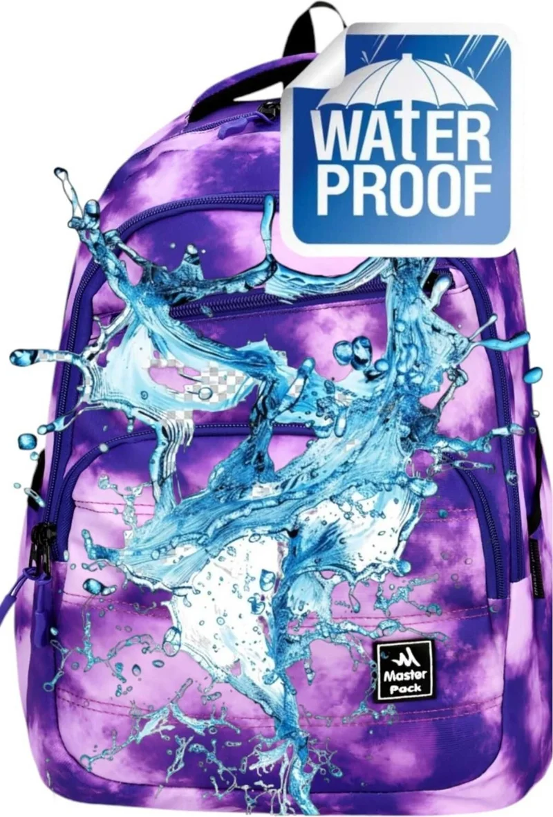 تيزجيلسين Unisex Waterproof Multi-Compartment Daily Backpack School Bag