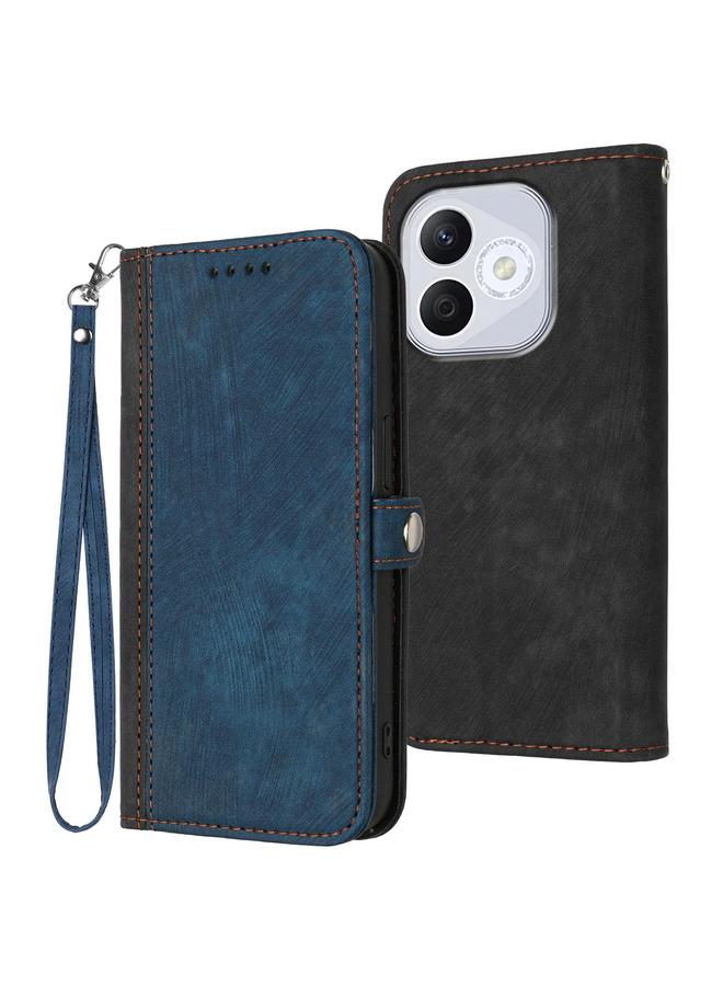 erorex Case For Honor 400 Lite Side Buckle Double Fold Hand Strap Leather Phone Case - Image 1
