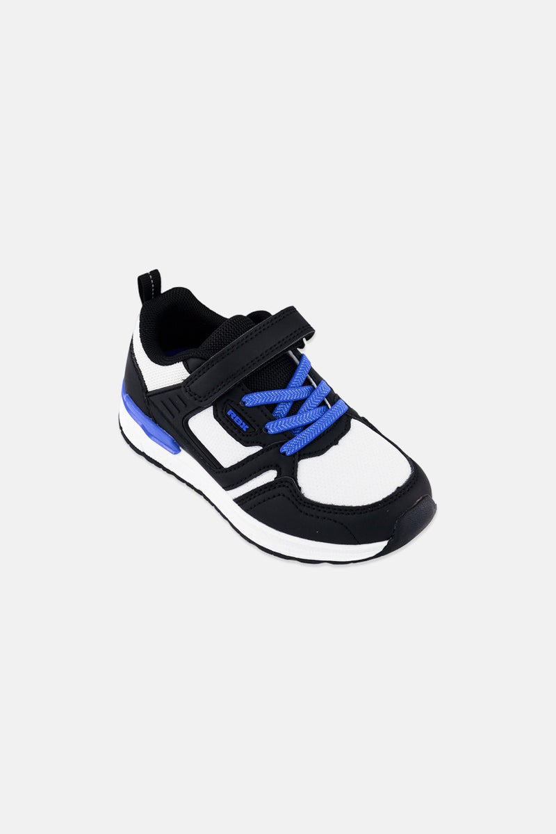 RBX Toddlers Boy Brand Logo Velcro Closure Outdoor Shoes, Multicolor - Image 1