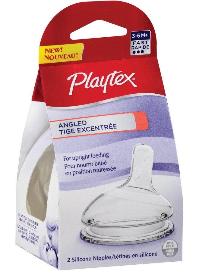 playtex Angled Nipple Fast Flow 2Count - Image 2