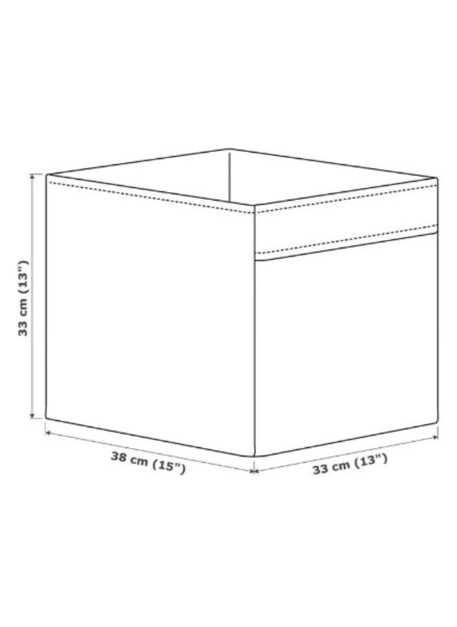IKEA (IKEA) Box, red, 33x38x33 cm  - Image 5