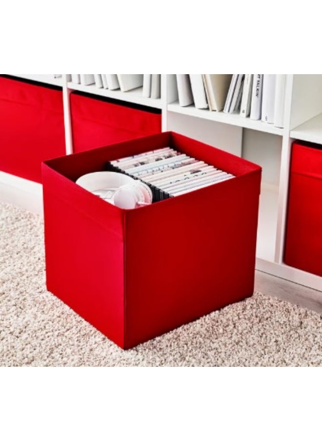 IKEA (IKEA) Box, red, 33x38x33 cm  - Image 3