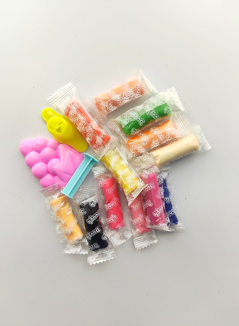 Kids’ Creative Clay Set with 16 Colors and Shape Molds – Fun DIY Craft Kit - Image 2