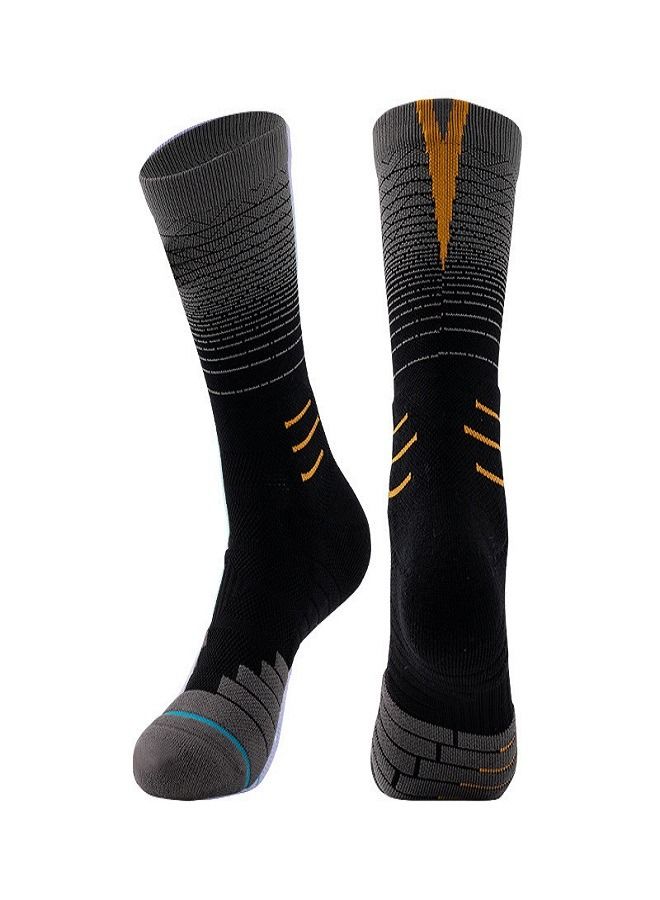 Generic Basketball Socks Professional Combat Gradient Elite Socks Thick Towel Bottom High Top Outdoor Sports Socks - Image 1