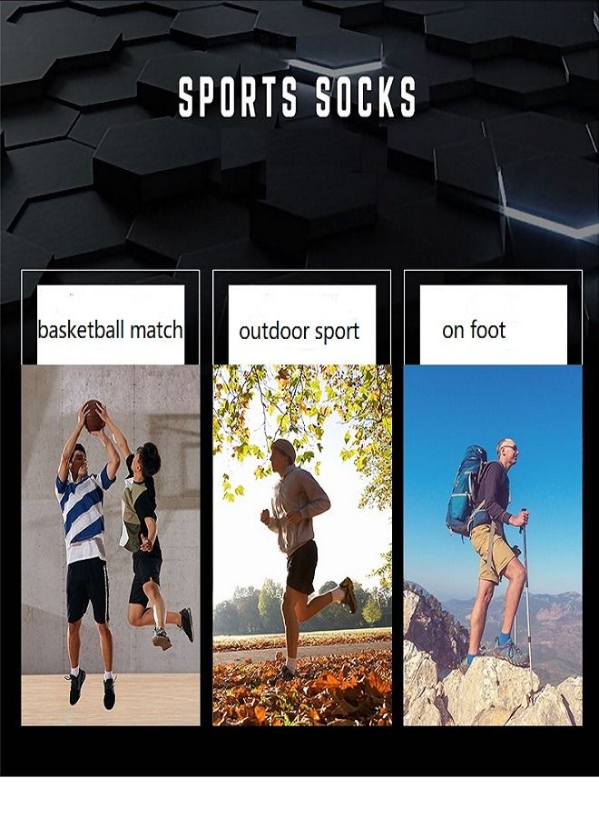 Generic Basketball Socks Professional Combat Gradient Elite Socks Thick Towel Bottom High Top Outdoor Sports Socks - Image 3
