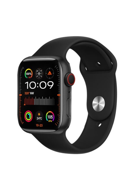 Jw9 Pro Plus Smart Watch Health Monitoring Sports Tracking 2.1 In. AMOLED  410*494 Resolution Bluetooth Calls AI 2 Straps Black