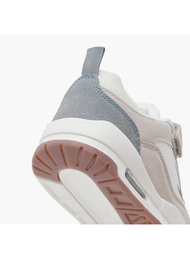 Dash Girls Panelled Sports Shoes with Hook and Loop Closure