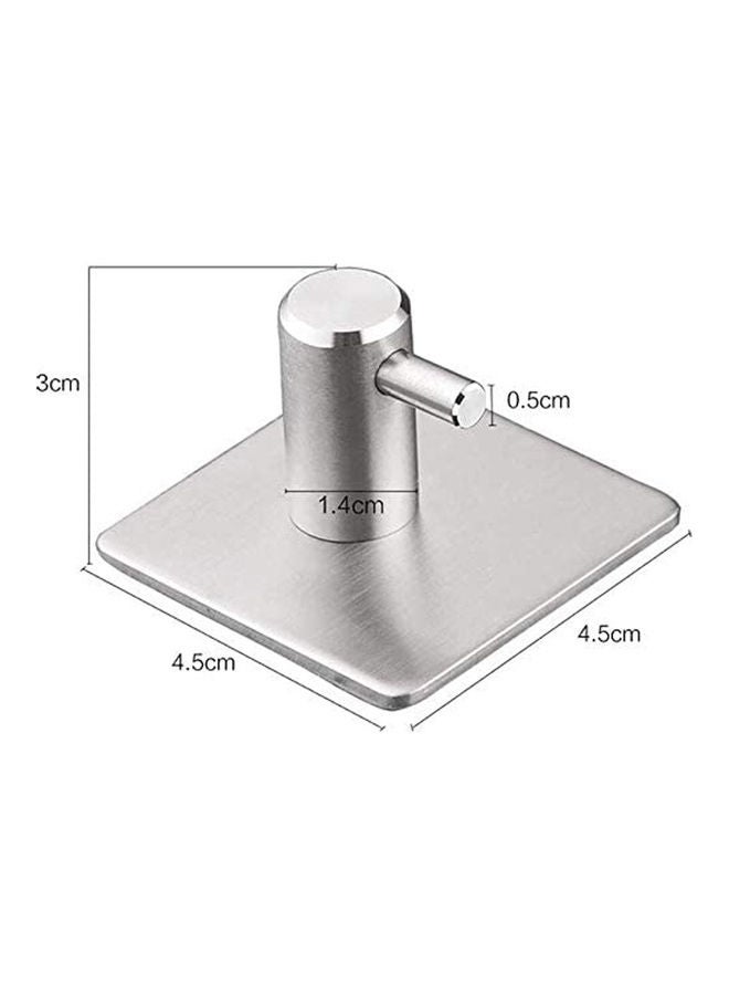 Stainless Steel Hooks For Hanging Coat Silver 0.27kg - Image 2