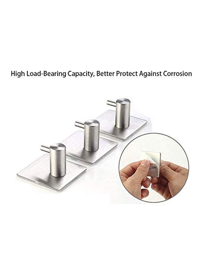 Stainless Steel Hooks For Hanging Coat Silver 0.27kg - Image 3