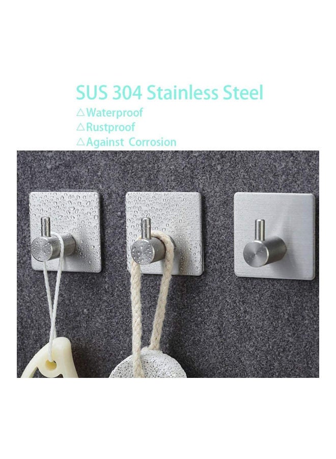 Stainless Steel Hooks For Hanging Coat Silver 0.27kg - Image 5