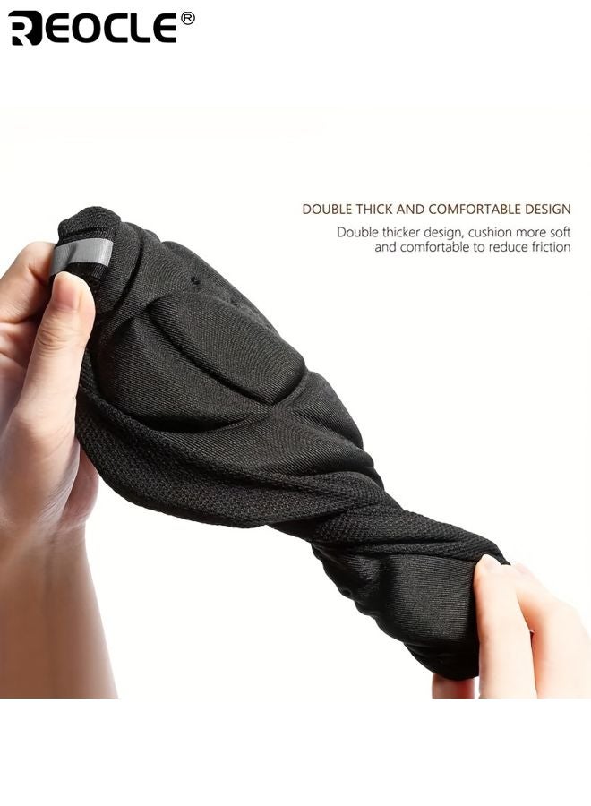 ريوكل وسادة مقعد دراجة مريحة مع امتصاص صدمات وسادة مقعد مضادة للغبار حماية مبطنة رغوة ناعمة تصميم ثلاثي الأبعاد قابل للتنفس مثالي للدراجات على الطرق والجبال - Image 5