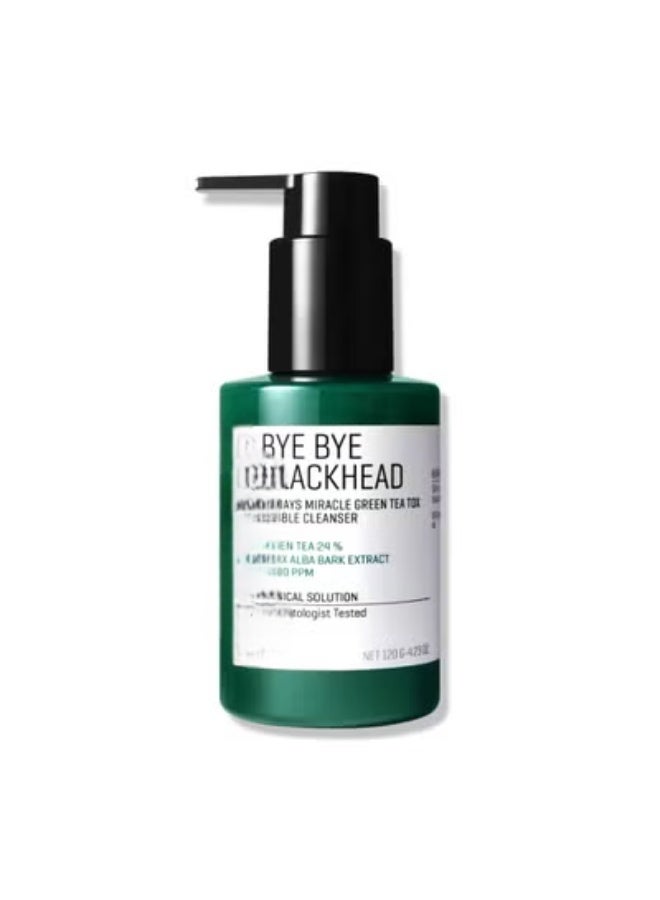 Bye Bye Blackhead 30 Days Miracle Green Tea Tox Bubble Cleanser – 4.23oz, 120...