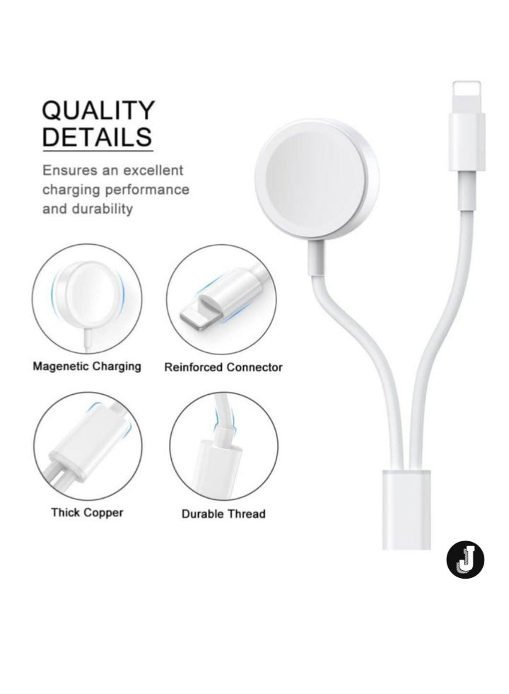 JAJEEK "New Apple Watch Magnetic Charging Cable – 4.9ft MFi Certified for iPhone 14/13/12" - Image 5
