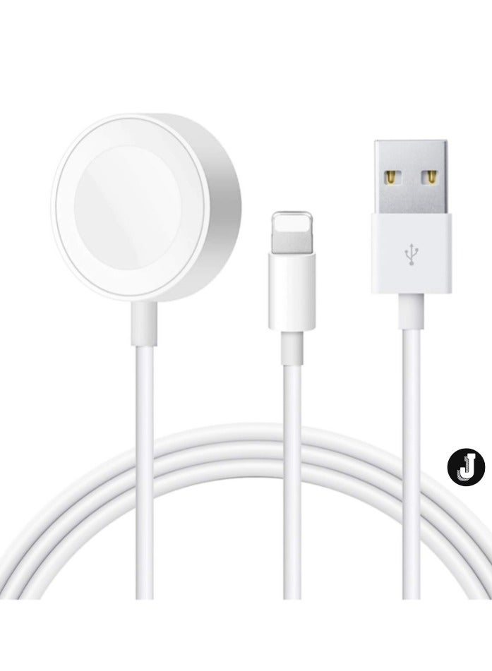JAJEEK "New Apple Watch Magnetic Charging Cable – 4.9ft MFi Certified for iPhone 14/13/12" - Image 1