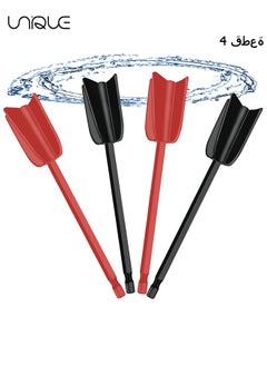 Resin Mixer Paddles - 4 Reusable Reusable Paint and Resin Mixer Paddle to Mix Epoxy Resin, Paint, Ceramic Glaze and Reduce Bubbles - Paint Mixer for Drill