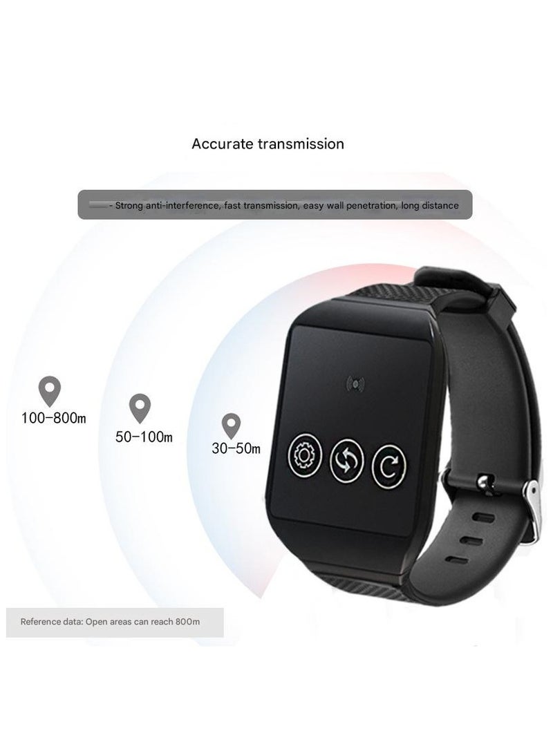 كيلا زر استدعاء مقدم الرعاية اللاسلكي، زر استدعاء الطوارئ الذكي بمدى 1000 متر مع جهاز استقبال قابل لإعادة الشحن، نظام مساعدة متعدد الوظائف - Image 2