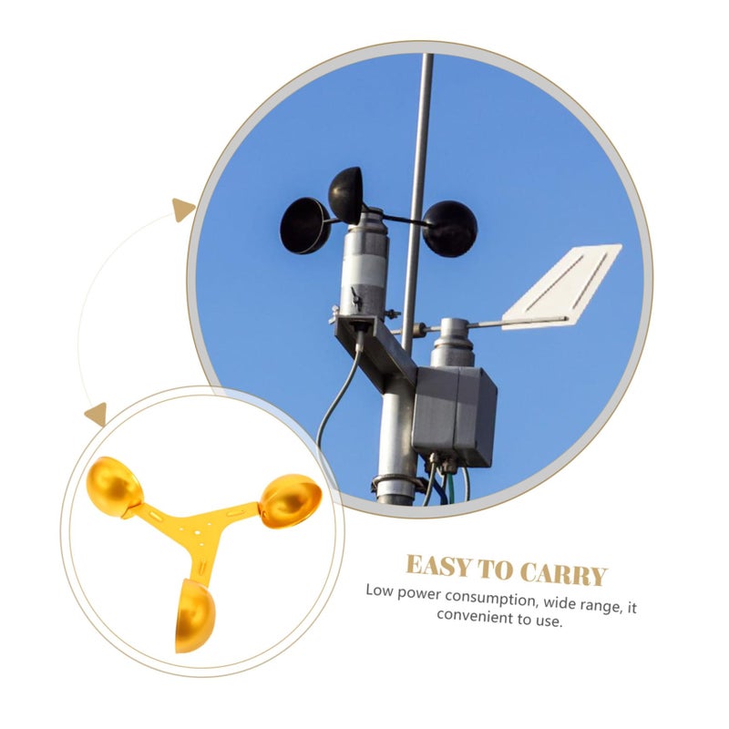 Lightweight Aluminum Alloy Wind Anemometer Sensor Replacement for HVAC Greenhouse Detection - Image 3