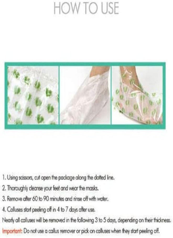 Purederm - 3 Pack Botanical Choice Exfoliating Papaya Foot Mask - Image 1
