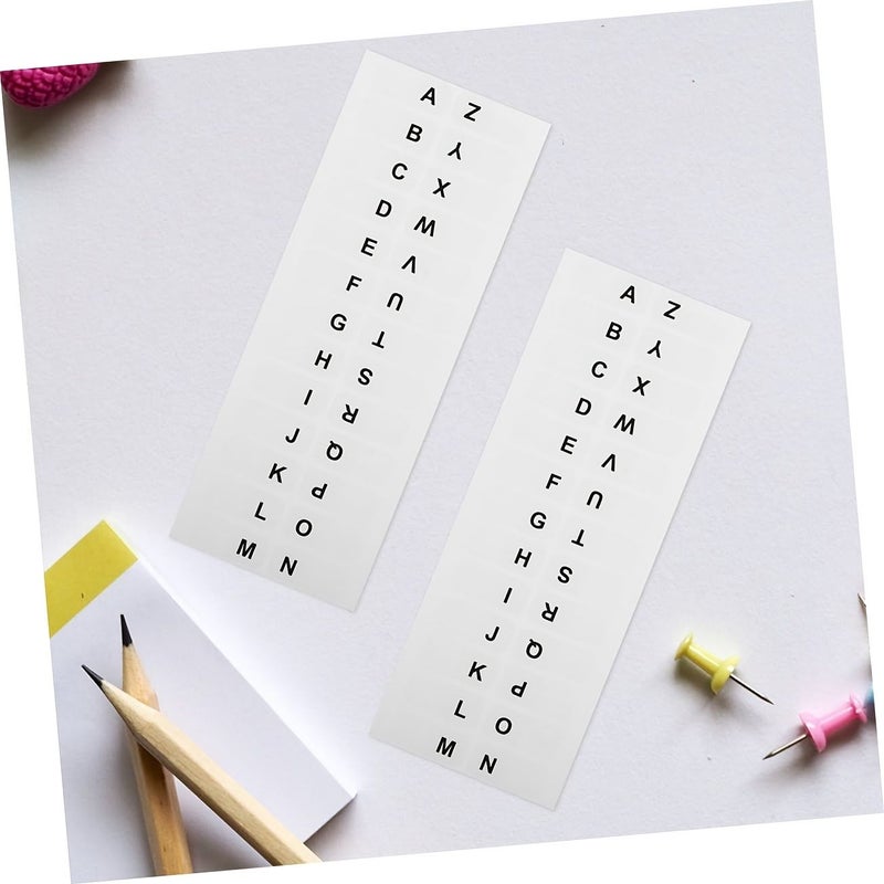 10 Pcs Self Adhesive Alphabetical Index Tabs Writable Book Markers - Image 5