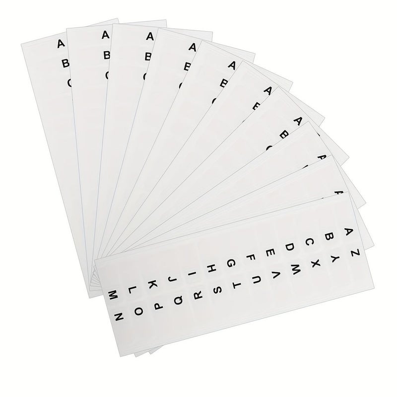 10 Pcs Self Adhesive Alphabetical Index Tabs Writable Book Markers - Image 1