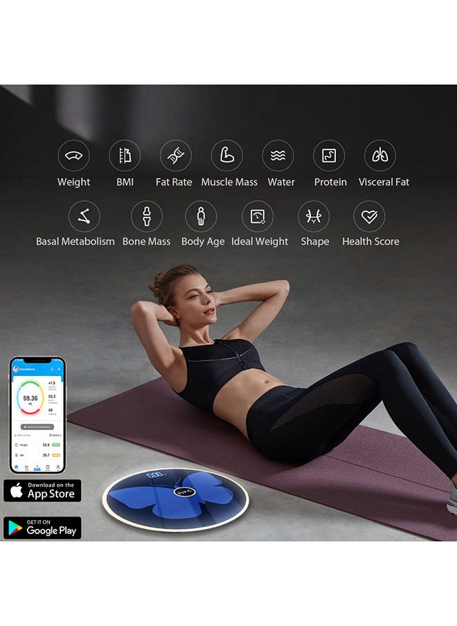 HTC - Smart Scale With Bluetooth Compatible With IOS And Android - Image 1