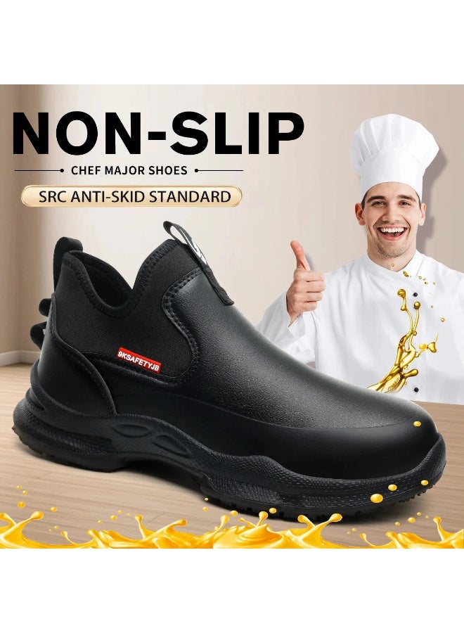 hef Shoes Four Season Anti Slip Oil Resistant Waterproof Bathroom Men Work Boot - Image 4
