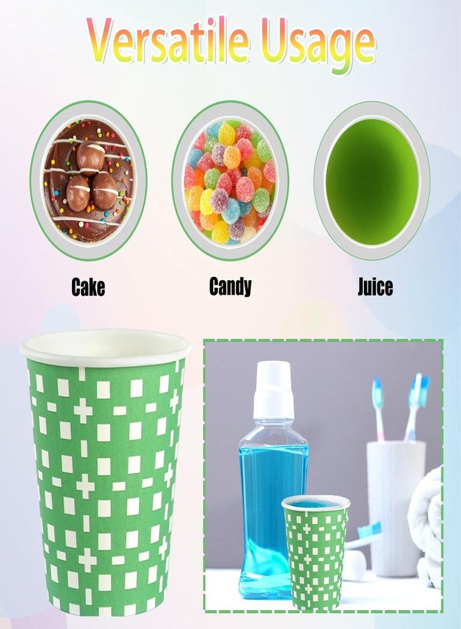 CUPLOOV 500Pack 5 oz Paper Cups, Multicolor Small Bathroom Mouthwash Disposable Paper Cups Dessert Dispenser for Home Use, Party, Picnic, Travel and Event, BBQ, 5 Colors - Image 5