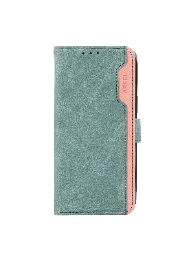 S-TOP Case For Samsung Galaxy S24 5G ABEEL Color Block Magnetic RFID Leather Phone Case - Image 2