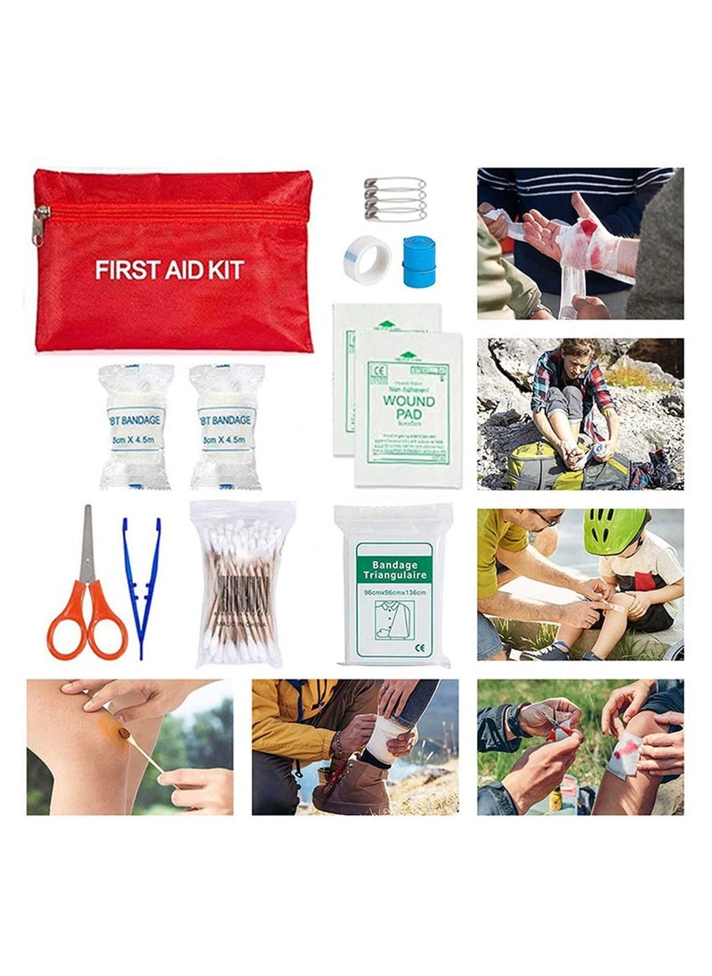 Generic - 23 Kinds Outdoor Gear Camping Survival Kit Professional Emergency Kits Survival Gear and Equipment with Bag for Men Camping Outdoor Adventures - Image 1