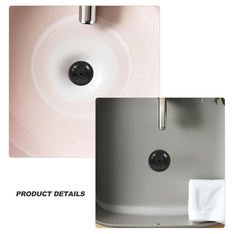 Kitchen Sink Garbage Disposal Splash Guard 8 Pack Plastic Insert Behind Faucet Black - Image 4