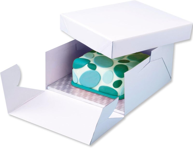 PME BBS886 Square Cake Board & Cake Box 8-Inch / 20 cm, White - Image 4