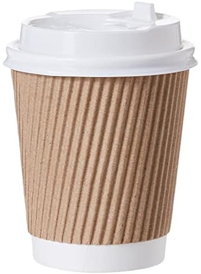 Hotpack Twin Pack Kraft Paper Cup 8Oz 20 Pieces Pack Of 1 - Image 2