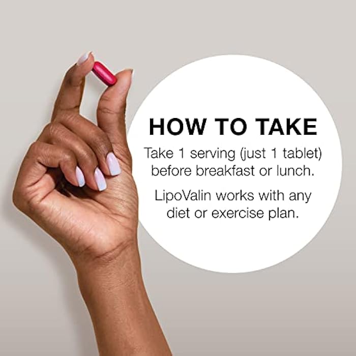 Serovital LipoValin Clinically Validated Weight Loss Pills for Women – Diet Pill, Appetite Suppressant, Stimulant-Free Weight Loss Supplement - 30 Count - Image 4