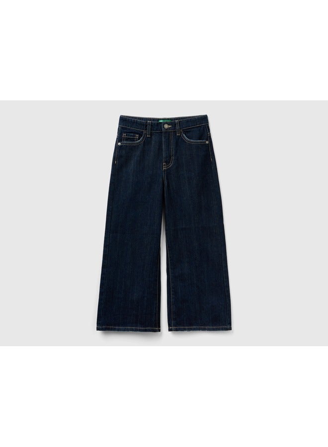 UNITED COLORS OF BENETTON Wide Fit High-Waisted Jeans - Image 1
