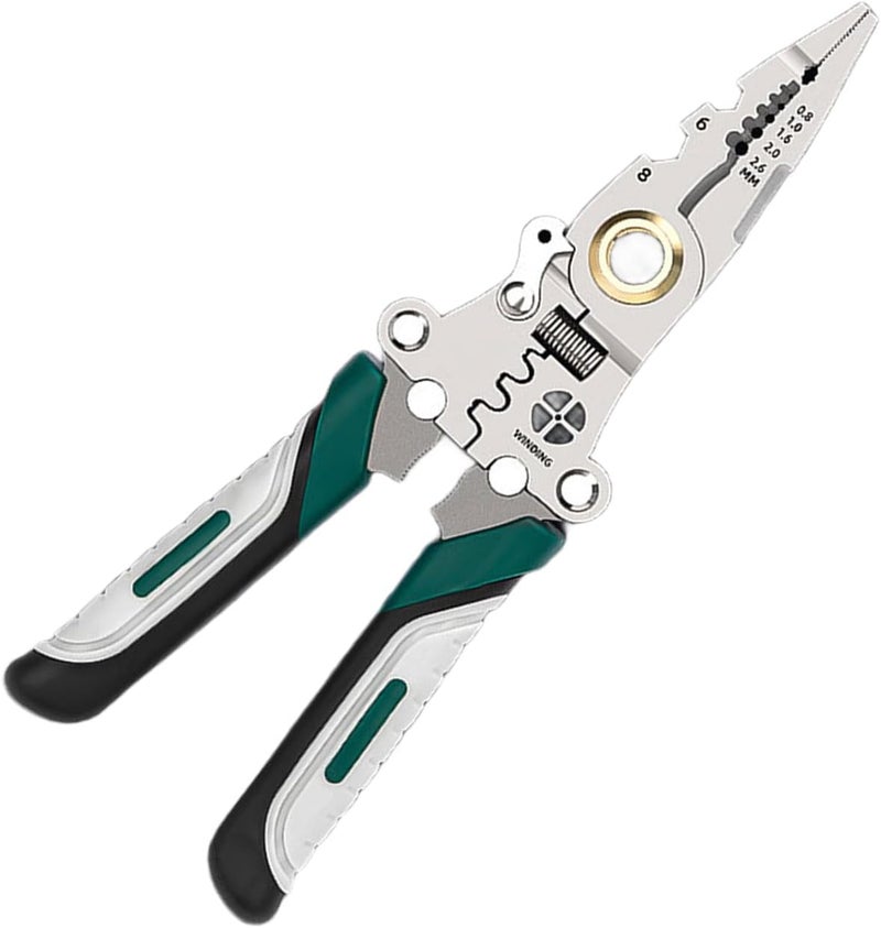 Professional Ergonomic Electric Stripping Plier Suitable for Electrical Cable Wire Cutting Stripping Home Industrial Use Automatic Adjustable Crimping Tool - Image 2