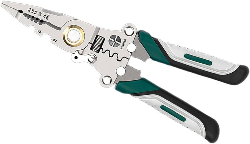 Professional Ergonomic Electric Stripping Plier Suitable for Electrical Cable Wire Cutting Stripping Home Industrial Use Automatic Adjustable Crimping Tool - Image 1