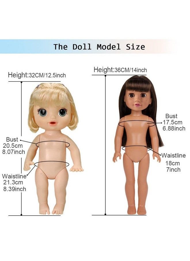 ebuddy - 10 Sets Baby Doll Clothes Outfit Dress For 10 Inch Baby Dolls 12 Inch Baby Dolls 14 To 14.5 Inch Dolls(Fashion Sets) - Image 1