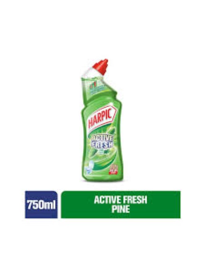Harpic Active Toilet Cleaning Gel Pine 750ml - Image 2