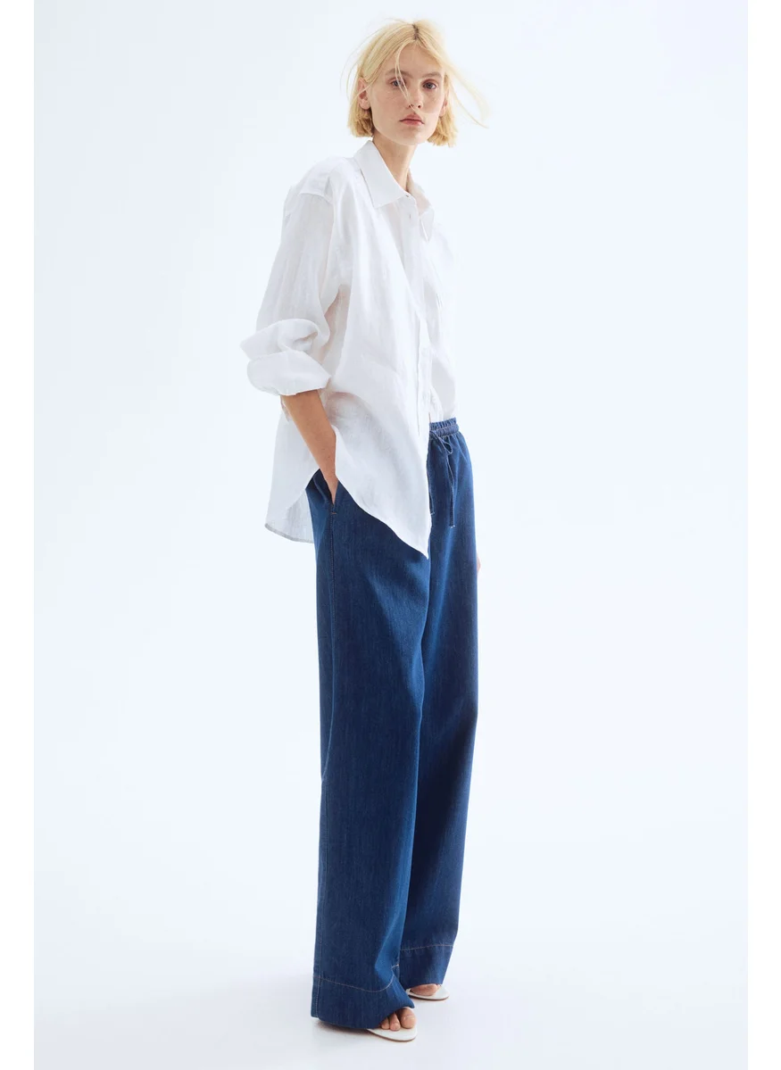 H&M Denim Pull-On Trousers