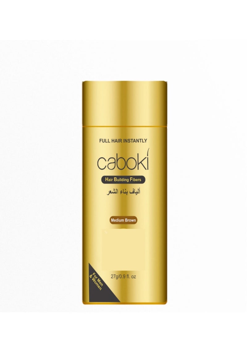 Caboki - Hair Building Fiber Instant Hair Loss Concealer Medium Brown 27g - Image 1