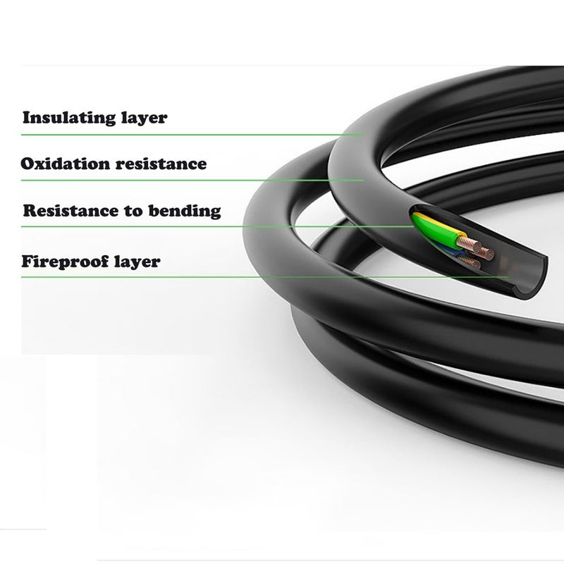 YETOR Waterproof Connector 3wire, 16AWG Male Female Plug LED Connector with 3Pin Waterproof Connectors IP68 20CM Extension Cable for Indoor/Outdoor LED Strip Lights.(5Pairs) - Image 5