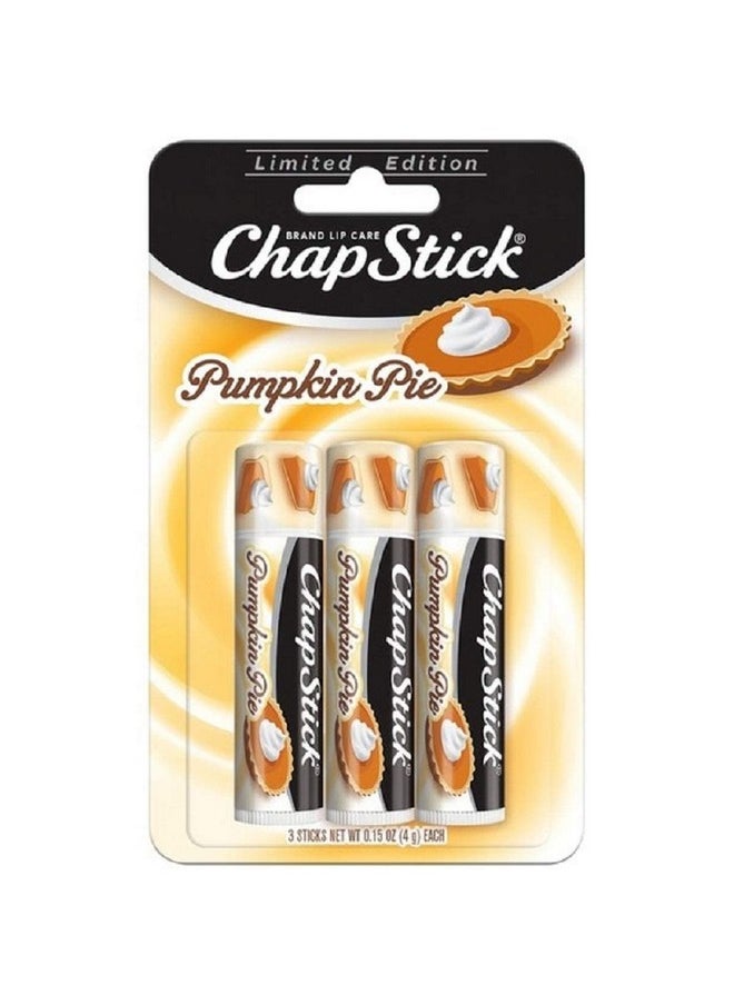 chapstick Limited Edition Pumpkin Pie (Triple Pack) 