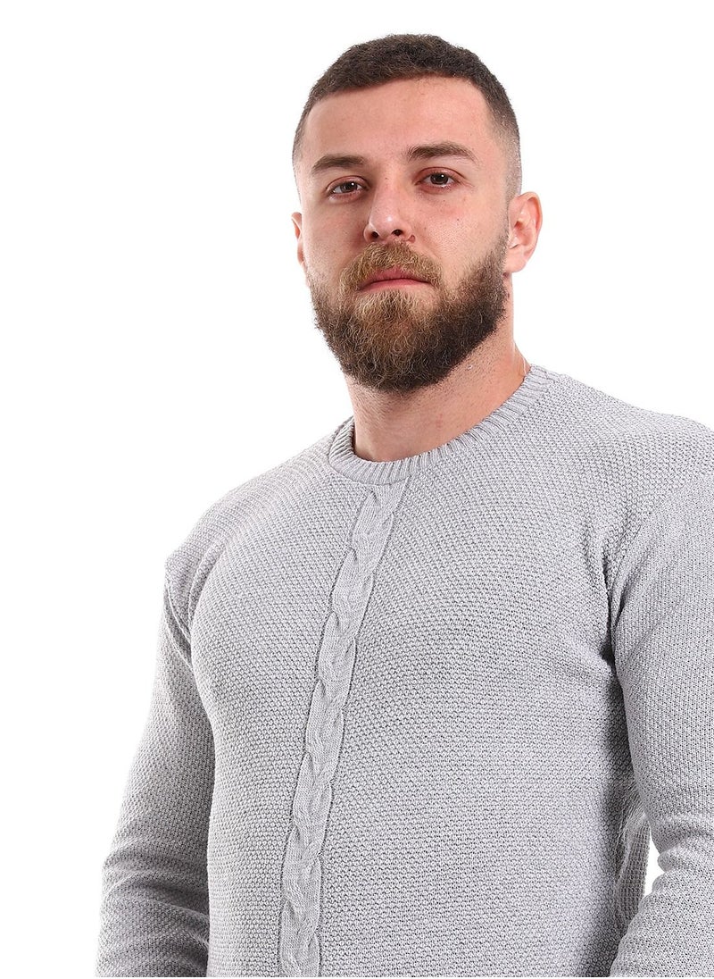 Caesar - Wool Mens Pullover With Multi Design - Image 1