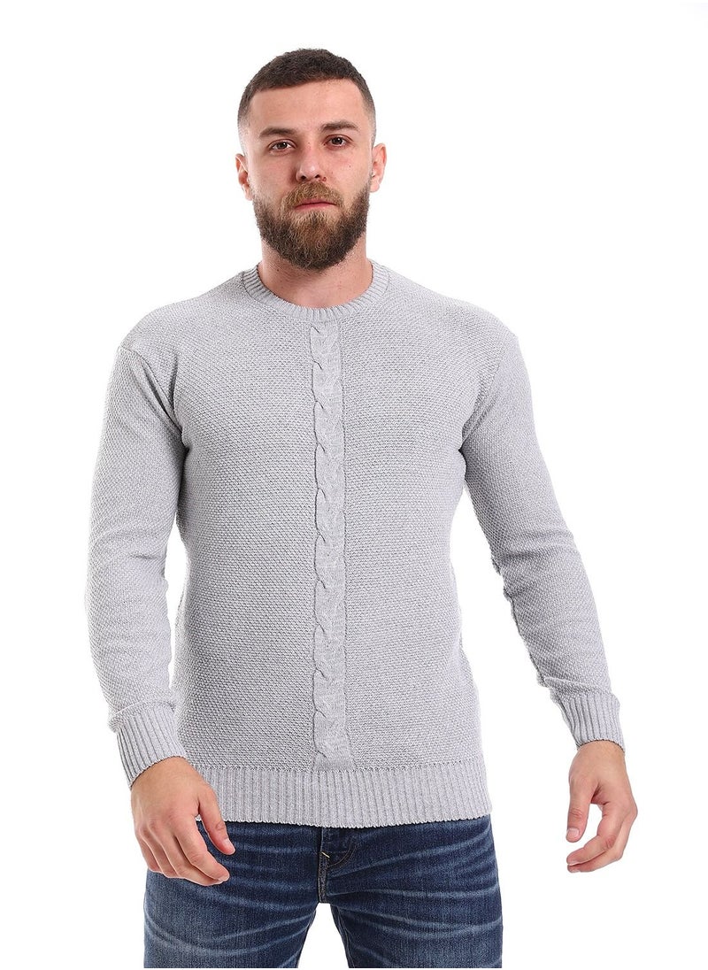 Caesar - Wool Mens Pullover With Multi Design - Image 1