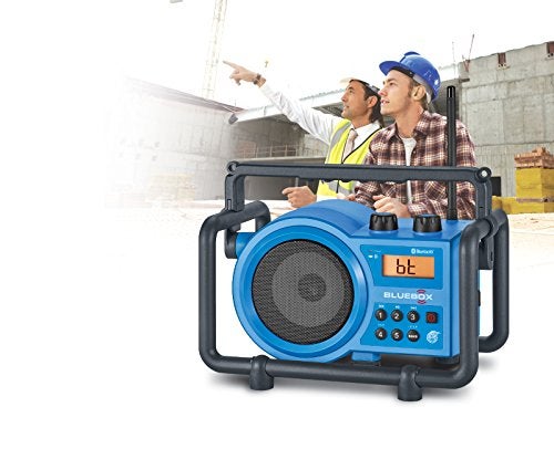Sangean BB-100 BlueBox AM/FM Ultra-Rugged Digital Receiver with Bluetooth and Built-in Battery Charger - Image 2