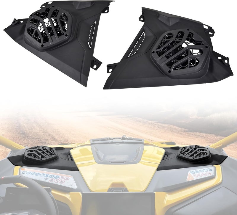 SLORIMOD Front Dash 6.5" Speaker Pods Panels for Can-Am Maverick R 2024 - Image 1